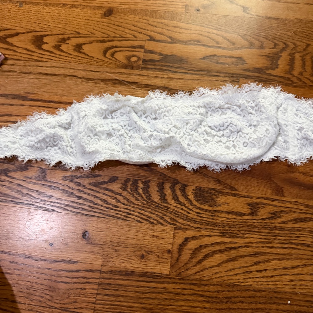 aerie White Lace Bandeau